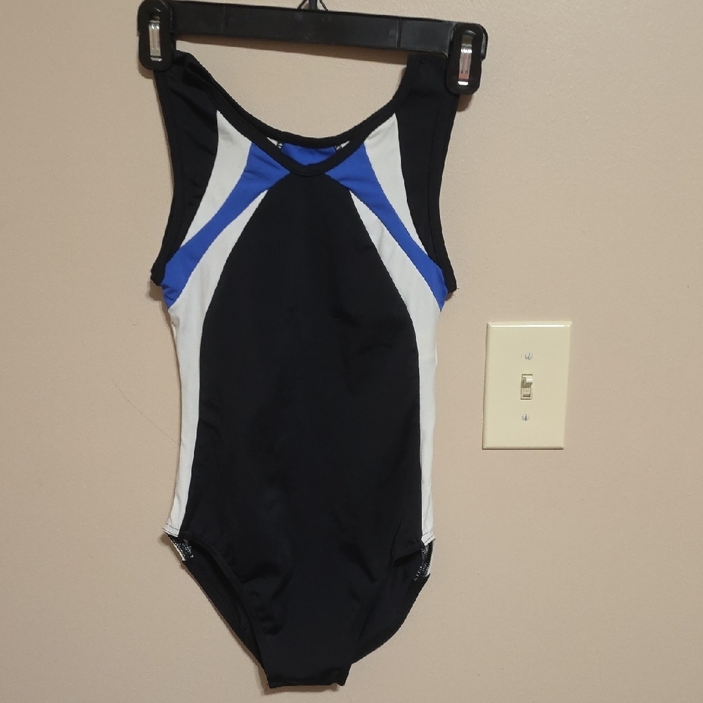 Kids Dance Costume in Black and Blue